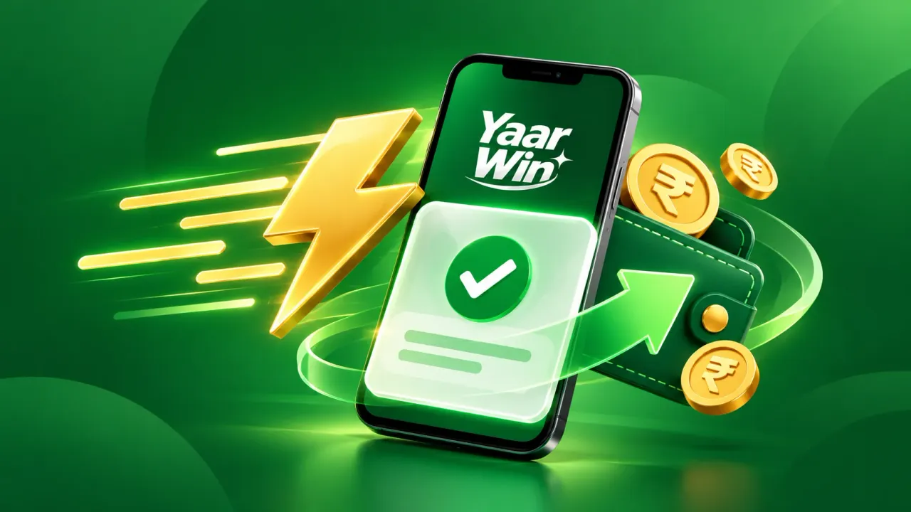 Yaarwin fast UPI deposits and withdrawals for Indian players